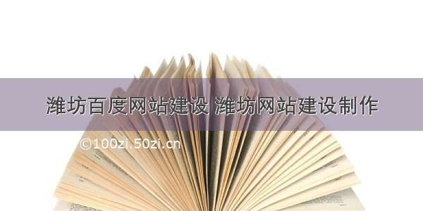 潍坊百度网站建设 潍坊网站建设制作