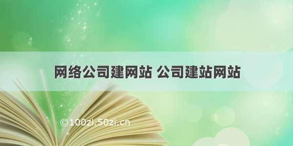 网络公司建网站 公司建站网站