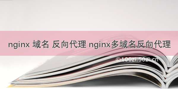 nginx 域名 反向代理 nginx多域名反向代理