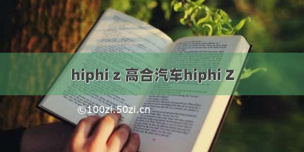 hiphi z 高合汽车hiphi Z