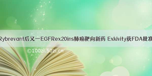 继Rybrevant后又一EGFRex20ins肺癌靶向新药 Exkivity获FDA批准