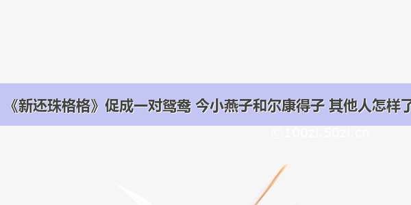 《新还珠格格》促成一对鸳鸯 今小燕子和尔康得子 其他人怎样了