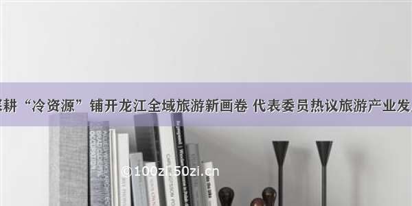 深耕“冷资源”铺开龙江全域旅游新画卷 代表委员热议旅游产业发展