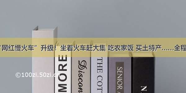 山东“网红慢火车”升级！坐着火车赶大集 吃农家饭 买土特产……全程11块5