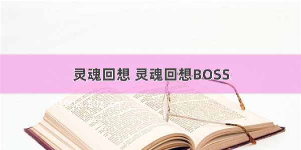 灵魂回想 灵魂回想BOSS