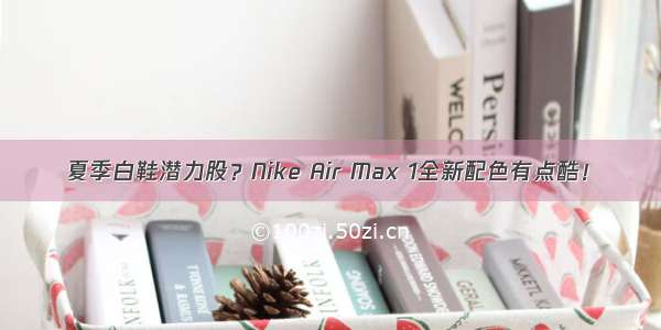 夏季白鞋潜力股？Nike Air Max 1全新配色有点酷！