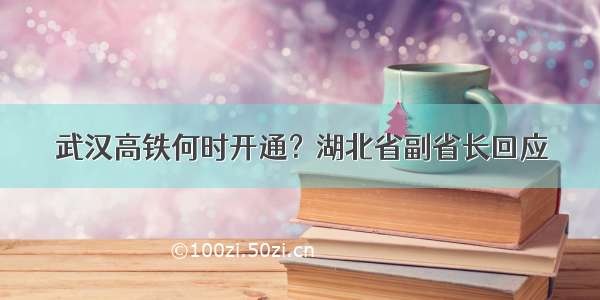 武汉高铁何时开通？湖北省副省长回应