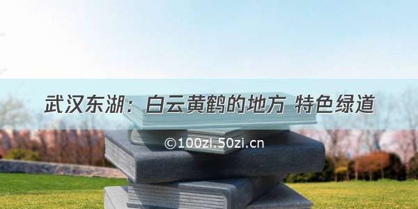 武汉东湖：白云黄鹤的地方 特色绿道