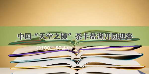 中国“天空之镜”茶卡盐湖开园迎客