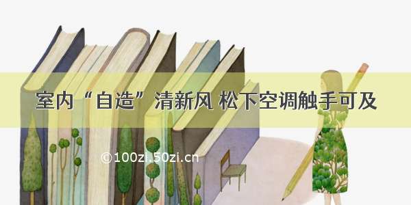 室内“自造”清新风 松下空调触手可及