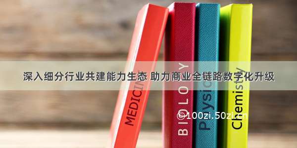 深入细分行业共建能力生态 助力商业全链路数字化升级