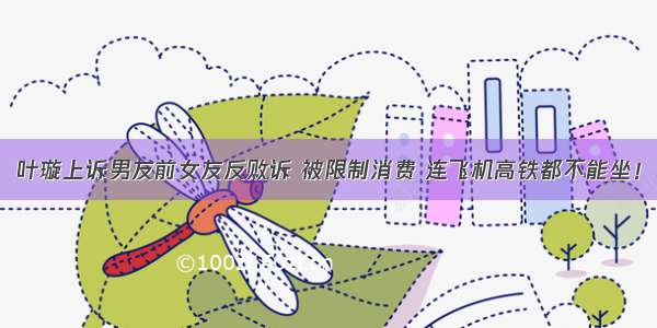 叶璇上诉男友前女友反败诉 被限制消费 连飞机高铁都不能坐！