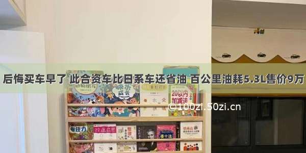 后悔买车早了 此合资车比日系车还省油 百公里油耗5.3L售价9万