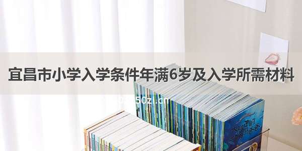 宜昌市小学入学条件年满6岁及入学所需材料