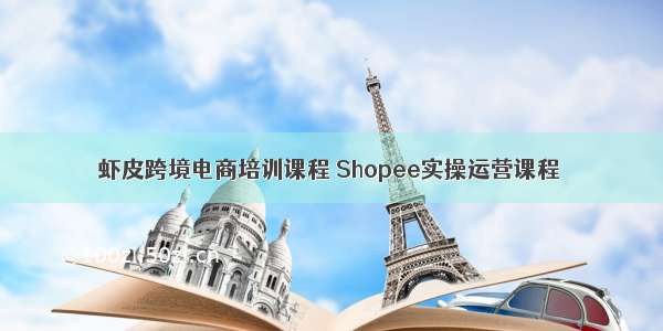 虾皮跨境电商培训课程 Shopee实操运营课程