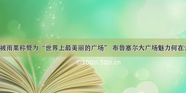 被雨果称赞为“世界上最美丽的广场” 布鲁塞尔大广场魅力何在？