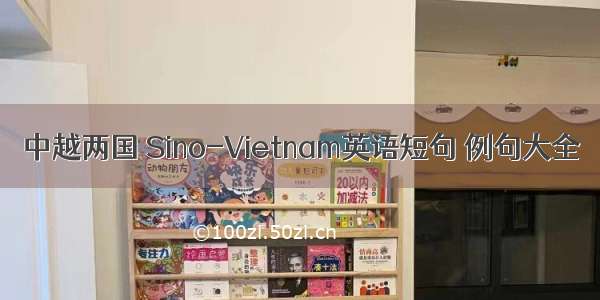 中越两国 Sino-Vietnam英语短句 例句大全