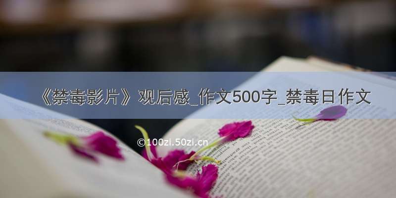 《禁毒影片》观后感_作文500字_禁毒日作文