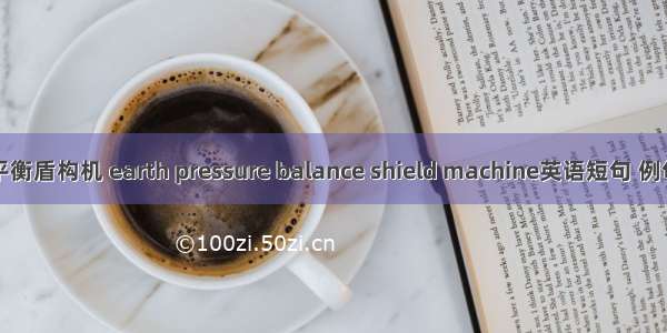 土压平衡盾构机 earth pressure balance shield machine英语短句 例句大全