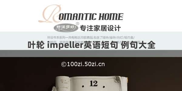 叶轮 impeller英语短句 例句大全