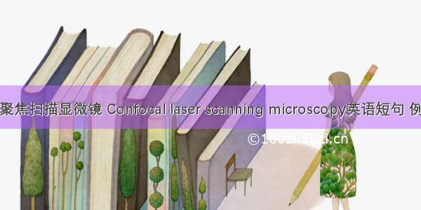 激光共聚焦扫描显微镜 Confocal laser scanning microscopy英语短句 例句大全