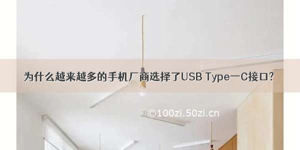 为什么越来越多的手机厂商选择了USB Type一C接口?