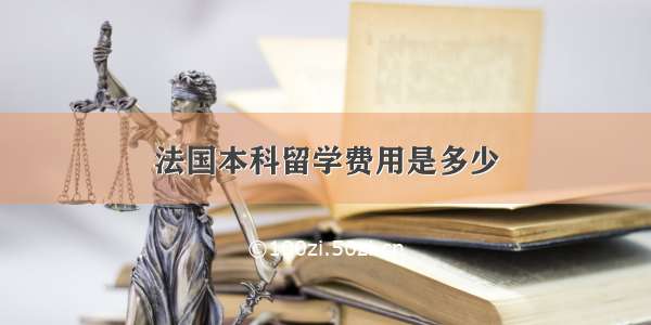 法国本科留学费用是多少