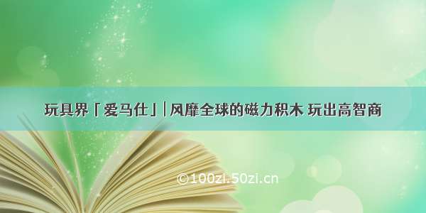 玩具界「爱马仕」| 风靡全球的磁力积木 玩出高智商