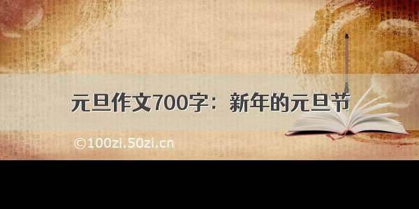 元旦作文700字：新年的元旦节