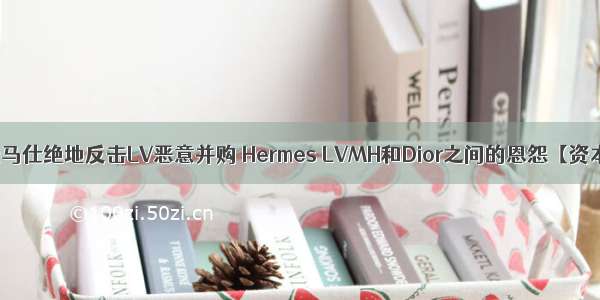 【往期文案】爱马仕绝地反击LV恶意并购 Hermes LVMH和Dior之间的恩怨【资本战争01集】...