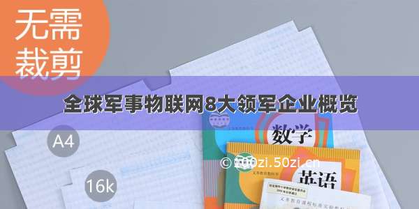 全球军事物联网8大领军企业概览