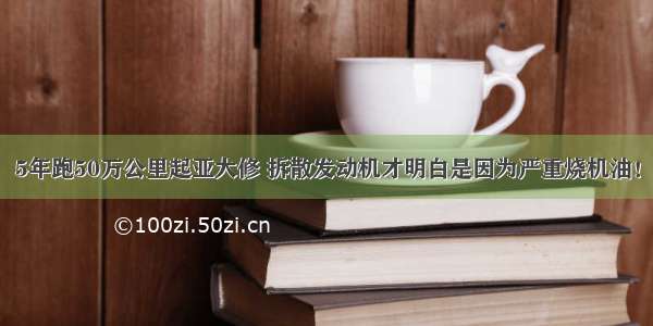 5年跑50万公里起亚大修 拆散发动机才明白是因为严重烧机油！