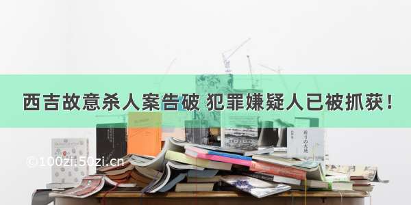 西吉故意杀人案告破 犯罪嫌疑人已被抓获！