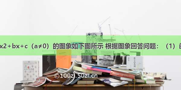 二次函数y=ax2+bx+c（a≠0）的图象如下图所示 根据图象回答问题：（1）函数值y有最__