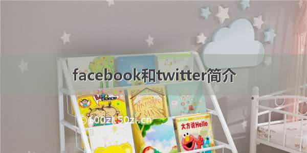 facebook和twitter简介