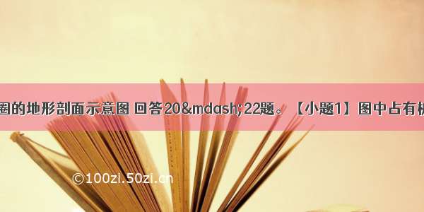 读沿30°纬线圈的地形剖面示意图 回答20—22题。【小题1】图中占有板块022801【