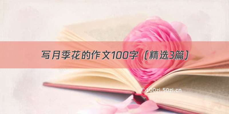 写月季花的作文100字（精选3篇）