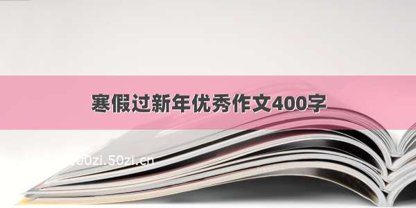 寒假过新年优秀作文400字